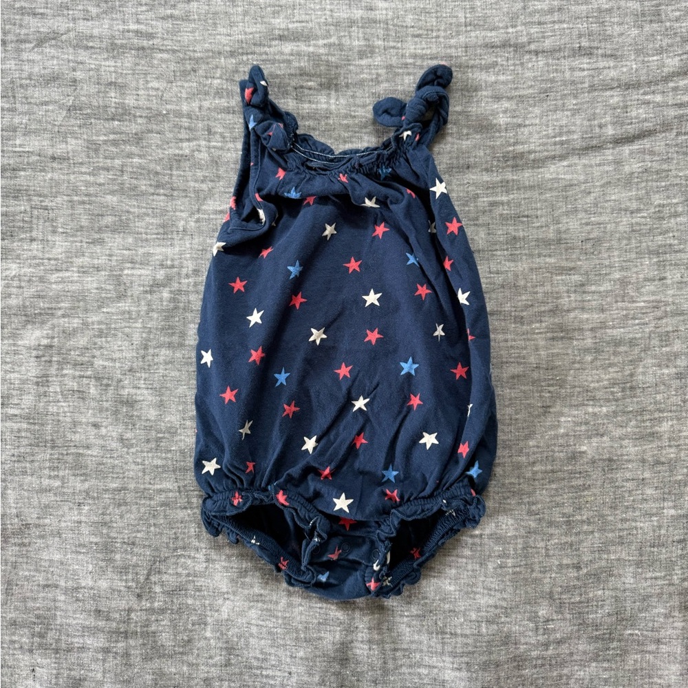 Toddler girl 4th of July romper, 18-24m